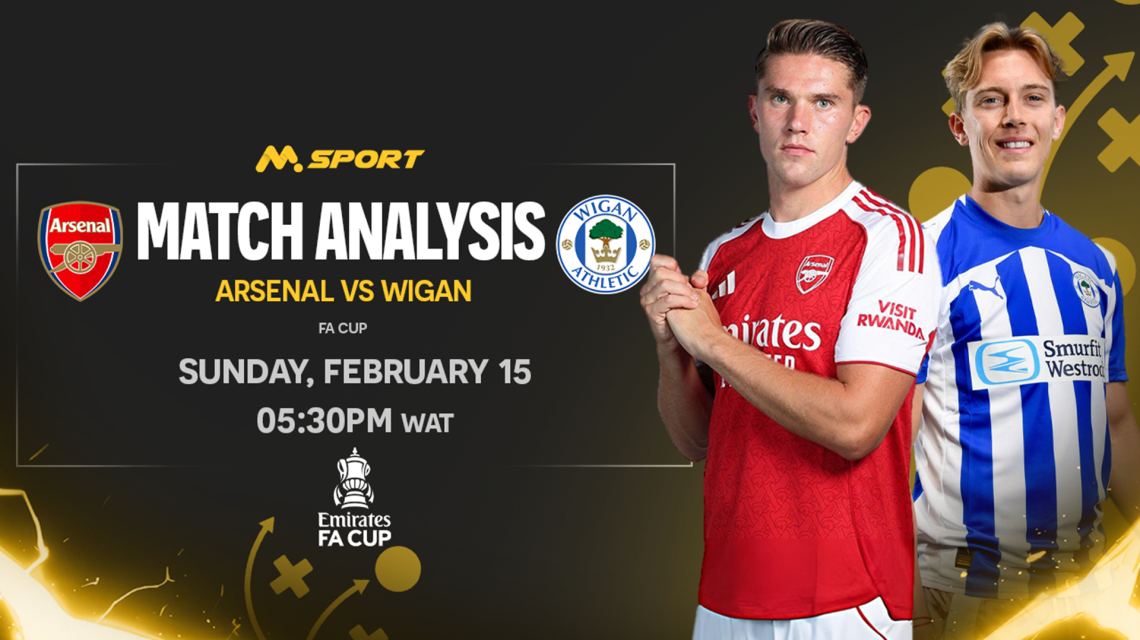 Arsenal vs Wigan:  – Gyokeres or Wright? Can Gunners Overcome Challenge to go on Chasing 14th FA Cup?